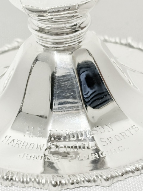 Charming Antique Silver Plated Vase Charming Antique Silver Plated Vase