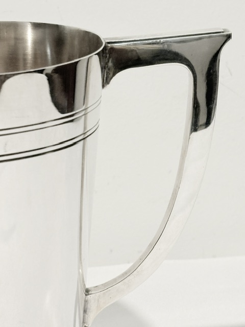 Vintage Silver Plated Art Deco Design Water Jug or Pitcher Vintage Silver Plated Art Deco Design Water Jug or Pitcher