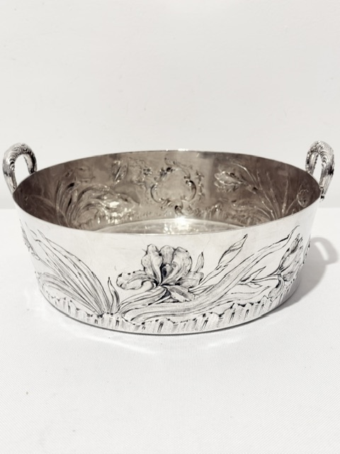 Art Nouveau Silver Plated Bowl by Wiskemann