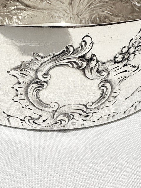 Art Nouveau Silver Plated Bowl by Wiskemann