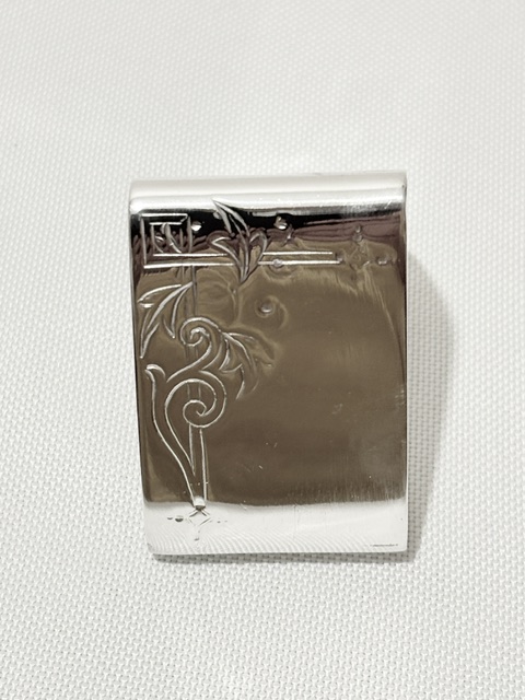 Unusual Set of 6 Antique Silver Plated Napkin Rings