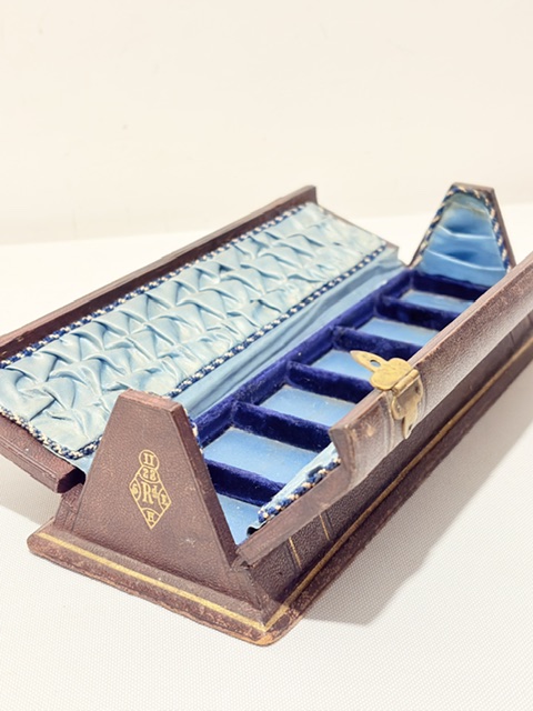 Unusual Set of 6 Antique Silver Plated Napkin Rings