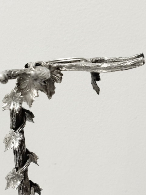 Antique Silver Plated Grapes Stand by Mappin & Webb