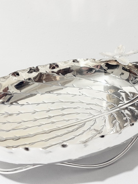 Antique Silver Plated Nut Dish by Hukin & Heath