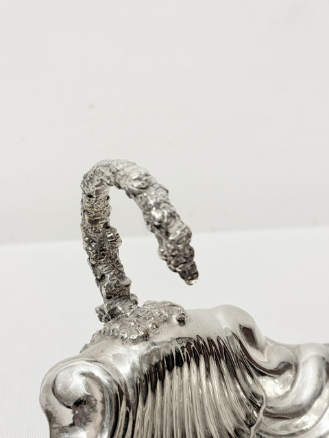 Antique Silver Plated Shell Dish