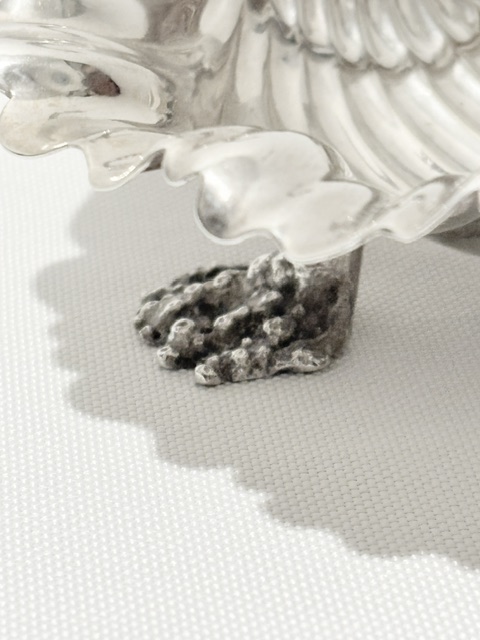 Antique Silver Plated Shell Dish