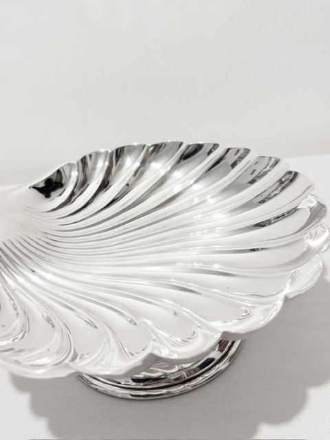 Antique Silver Plated Squirrel Nut Dish