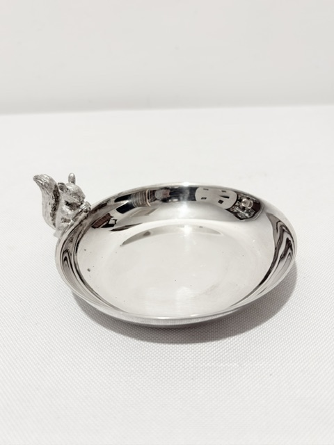 Pair of Antique Silver Plated Nut Dishes