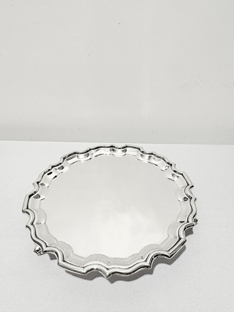 Antique Barker Ellis Silver Plated Salver Antique Barker Ellis Silver Plated Salver