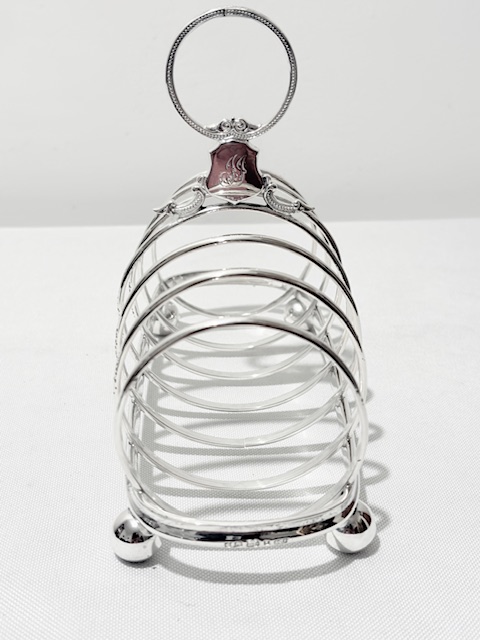 Antique Elkington & Company Silver Plated Toast Rack