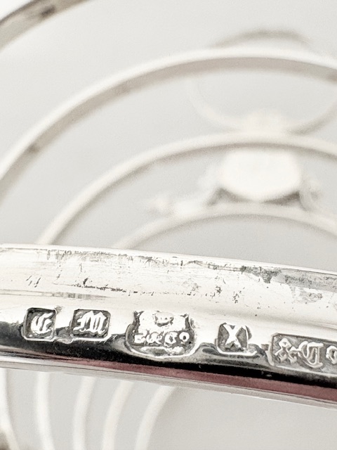 Antique Elkington & Company Silver Plated Toast Rack