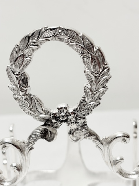 Antique Silver Plated Toast Rack of Geometric Design Antique Silver Plated Toast Rack of Geometric Design