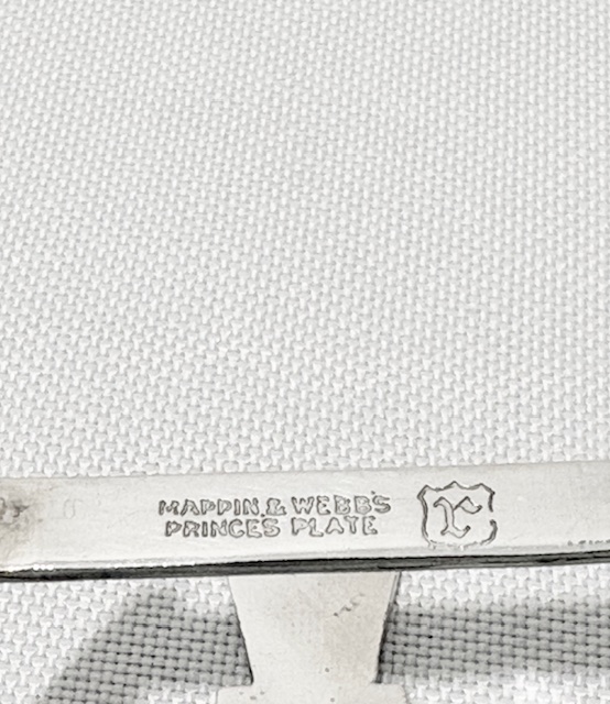 Pair of Mappin & Webb Art Deco Antique Silver Plated Toast Racks