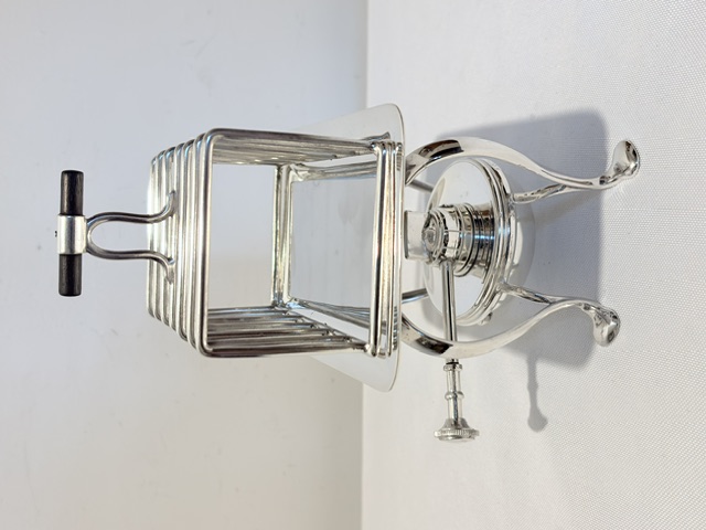 Antique Silver Plated Toast Rack by Asprey & Company