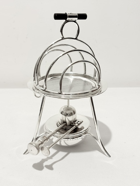 Unusual Asprey & Co Antique Silver Plated Toast Rack