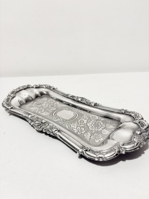 Old Sheffield Plate Antique Wick Trimmer Tray