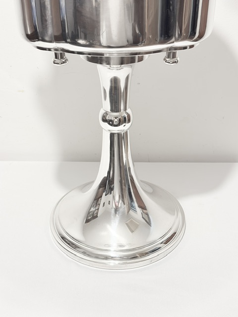 Vintage WMF Silver Plated Wine or Champagne Cooler or Bucket on Stand